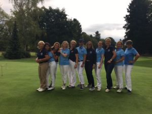 Aufstieg Damenmannschaft Golfpark Gut Hühnerhof AK 30