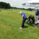 Opening ceremony chipping facility golf park Gut Hühnerhof