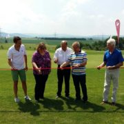 Opening ceremony chipping facility golf park Gut Hühnerhof