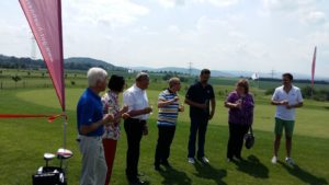 Eröffnungsfeier Chipping-Anlage Golfpark Gut Hühnerhof
