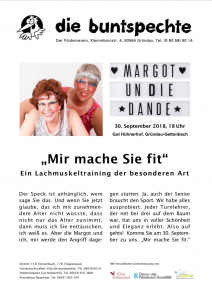 Flyer Margot un die Dande