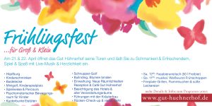 Frühlingsfest Gut Hühnerhof 21. & 22. April