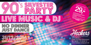 Kartenvorverkauf für Silvesterparty
